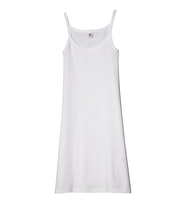 Tr&auml;gerkleid Damen weiss Ecume