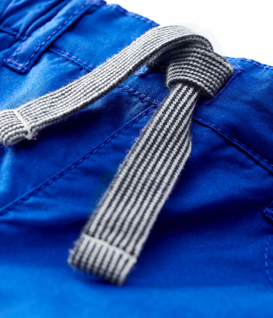 Baby-Hose aus Serge-Stoff für Jungen blau SURF
