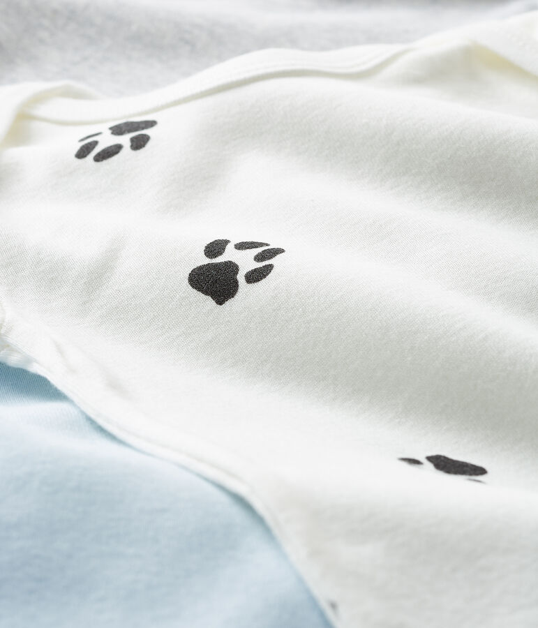 Trio kurz&auml;rmelige Baby-Bodys f&uuml;r Jungen variante 1