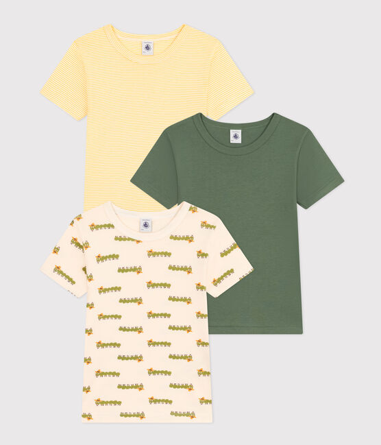 3er-Set Kurzärmelige Kinder-T-Shirts aus Baumwolle  variante 1