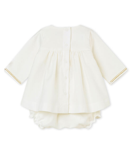 Baby MädchenKleid mit Bloomers weiss MARSHMALLOW