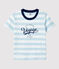 Kurzärmeliges T-Shirt aus Baumwolle für Jungen PLEINAIR/ MARSHMALLOW