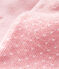 Baby-Schal, unisex mit Fleecefutter rosa CHARME/weiss MARSHMALLOW