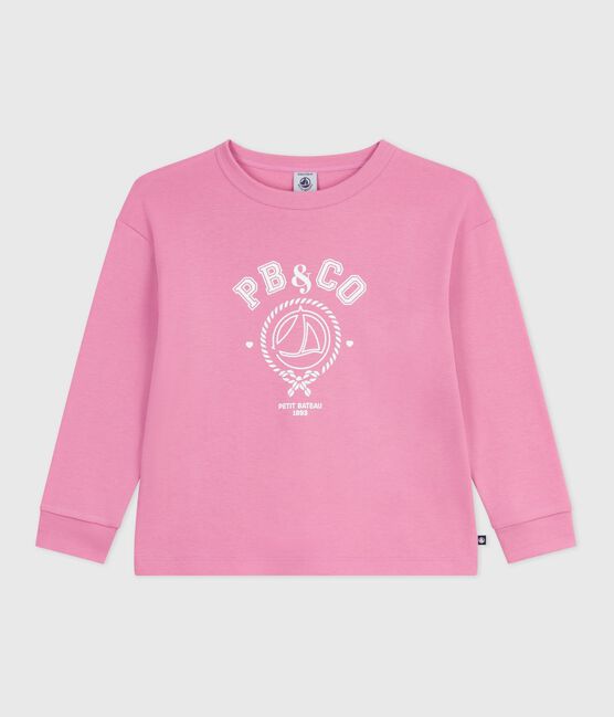Langärmeliges Kinder-T-Shirt aus bedruckter Baumwolle BOUDOIR