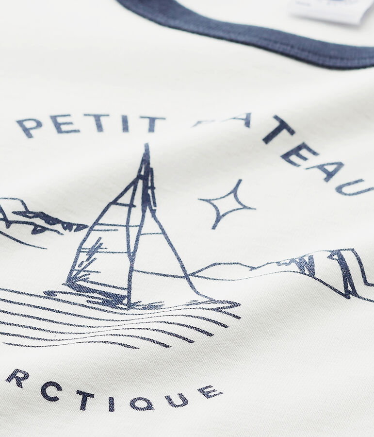 Bedruckter Jungen-Schlafanzug blau/weiss/rot