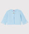Baby-Cardigan aus 100% Baumwollstrick. blau TOUDOU