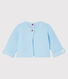 Baby-Cardigan aus 100% Baumwollstrick.