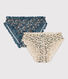 2er-Set Froufrou-Slips aus Baumwolle für Damen
