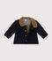 Baby-Jacke aus Wollstoff blau SMOKING
