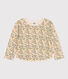Langärmeliges T-Shirt mit Printmotiv aus Doppeljersey Kinder/Mädchen