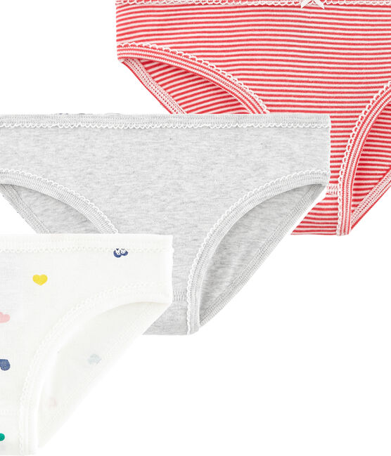 3er-Set Unterhosen für kleine Mädchen variante 1