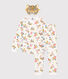 Kostümierungs-Pyjama aus Baumwolle mit leuchtendem Printmotiv und Panthermaske für Kinder