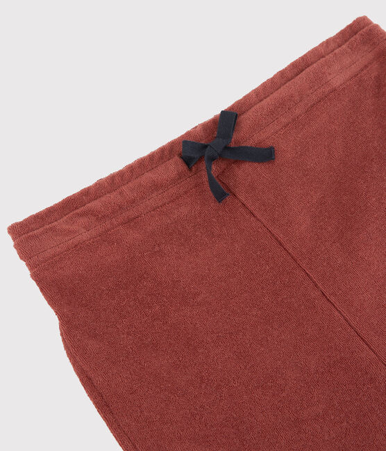 Hose aus Frottee für Mädchen braun OMBRIE
