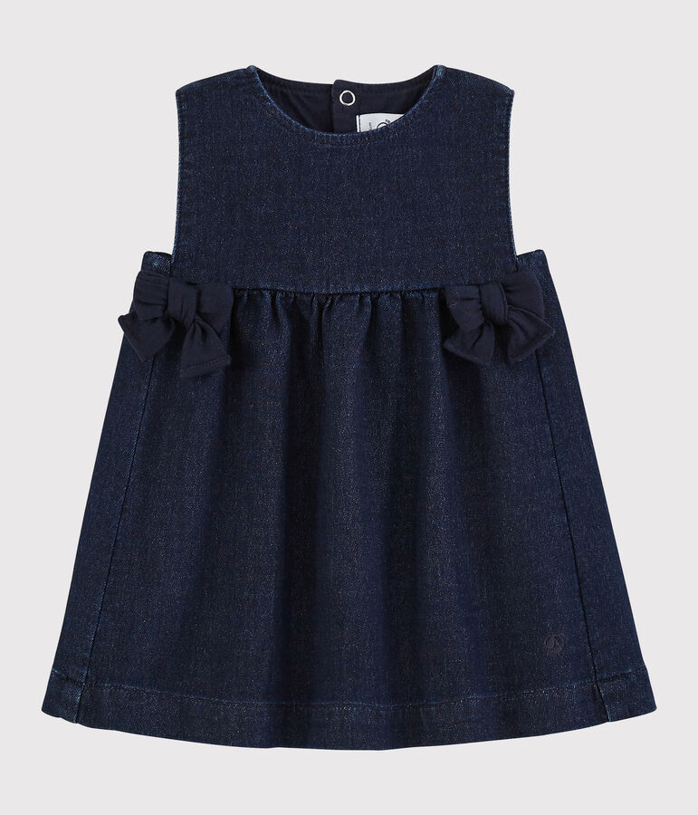 &Auml;rmelloses Baby-Kleid f&uuml;r M&auml;dchen blau
