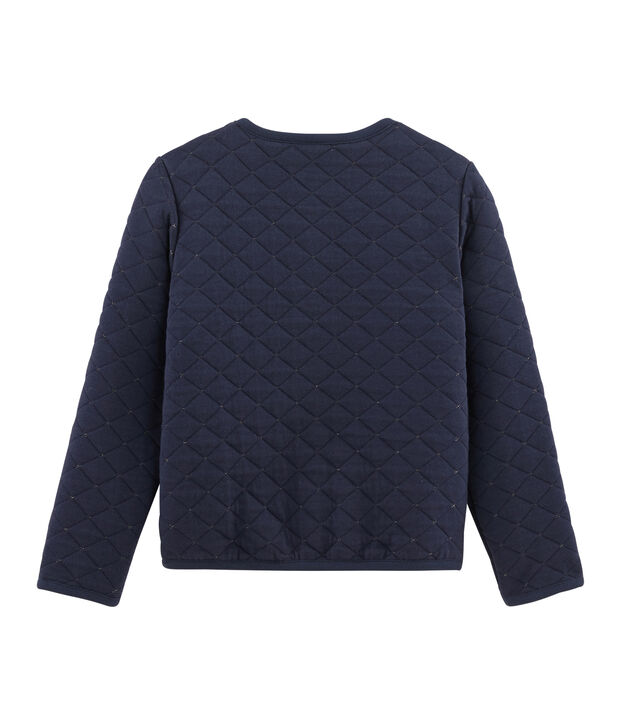 Schlauch-Cardigan f&uuml;r M&auml;dchen blau/gelb
