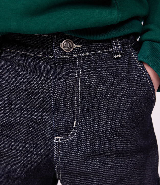 Kinder Carpenter-Hose aus Denim DENIM BRUT FONCE
