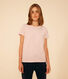 Damen-T-Shirt LE DROIT aus Baumwolle mit Rundhalsausschnitt