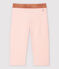Kurze Kinder-Leggings aus Jersey mit Lycra für Mädchen rosa MINOIS