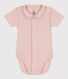 Kurzärmeliger Baby-Body aus Bio-Baumwolle mit Kragen