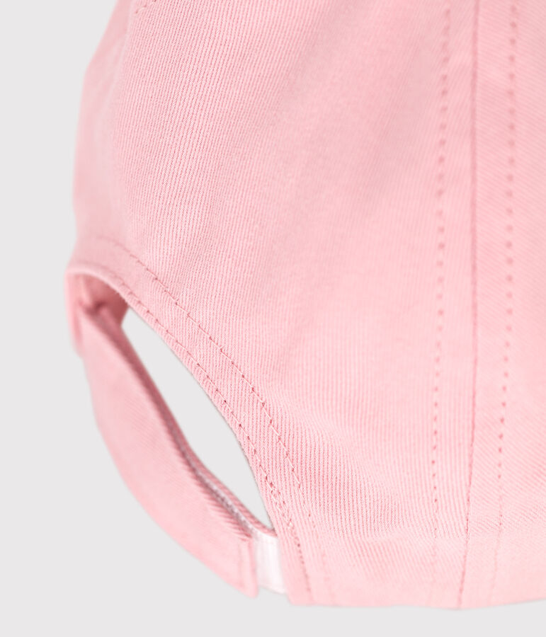 Baby-Cap Petit Bateau aus Baumwolle f&uuml;r M&auml;dchen rosa