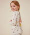 Kinder-Pyjama zum Verkleiden aus Baumwolle mit Raumfahrtmotiven weiss MARSHMALLOW/weiss MULTICO