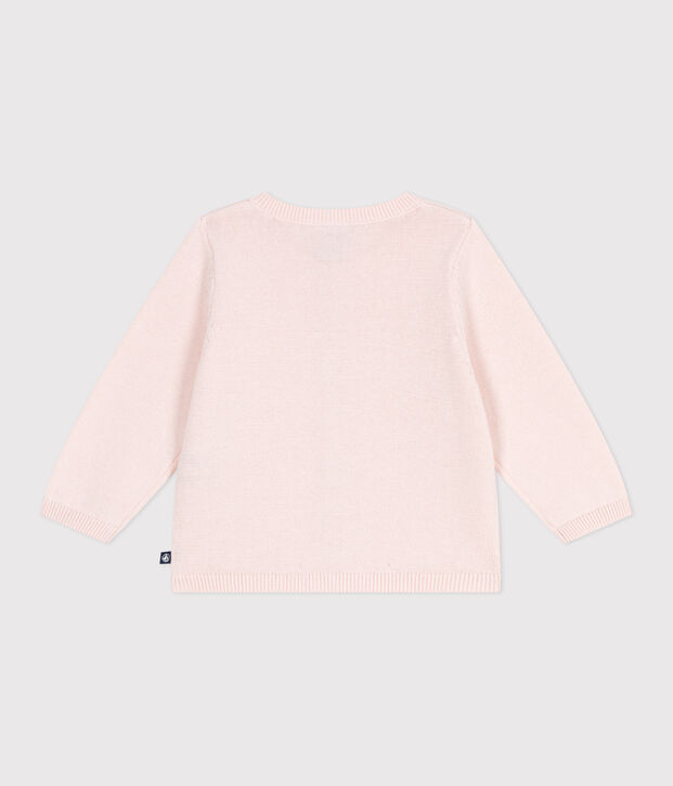 Baby-Cardigan aus Baumwolle mit Zierstrick FLEUR