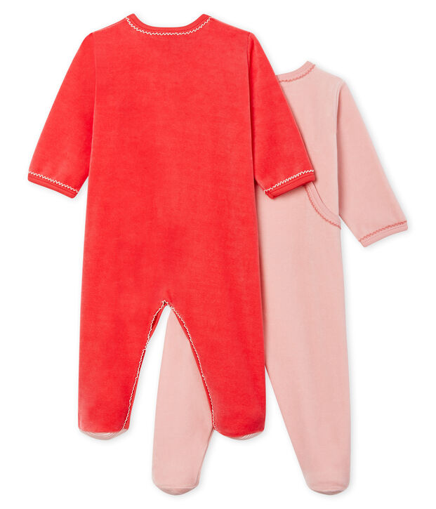 Zweier-Set Baby-Strampler aus Nicki vielfarbig