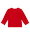 Baby-cardigan aus gestepptem doppeljersey mädchen rot TERKUIT