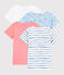Überraschungsset mit 4 kurzärmeligen T-Shirts für Mädchen variante 1
