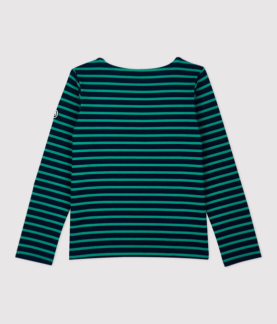 Klassisches Baumwoll-Marineshirt Damen blau SMOKING/ PIVERT