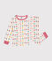 Kinder-Pyjama aus Baumwolle mit Weihnachtsmotiven weiss MARSHMALLOW/weiss MULTICO