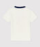 Kurzärmeliges T-Shirt aus Baumwolle für Jungen weiss MARSHMALLOW