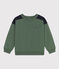 Kinder-Sweatshirt aus Molton für Jungen grün CROCO