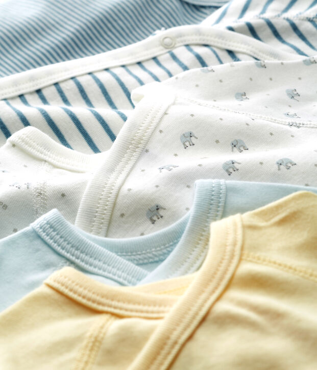 5er-Set Baby-Bodys f&uuml;r neugeborene Jungen vielfarbig