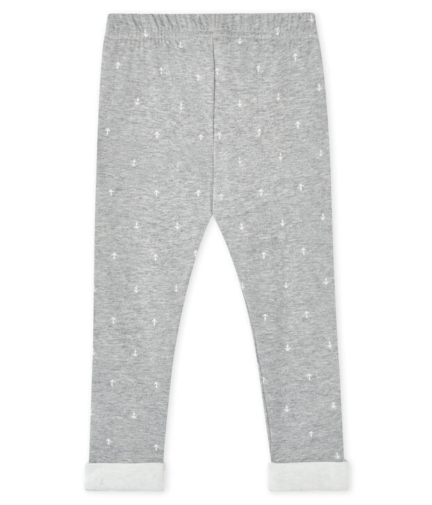Baby Jungen Hose grau/weiss