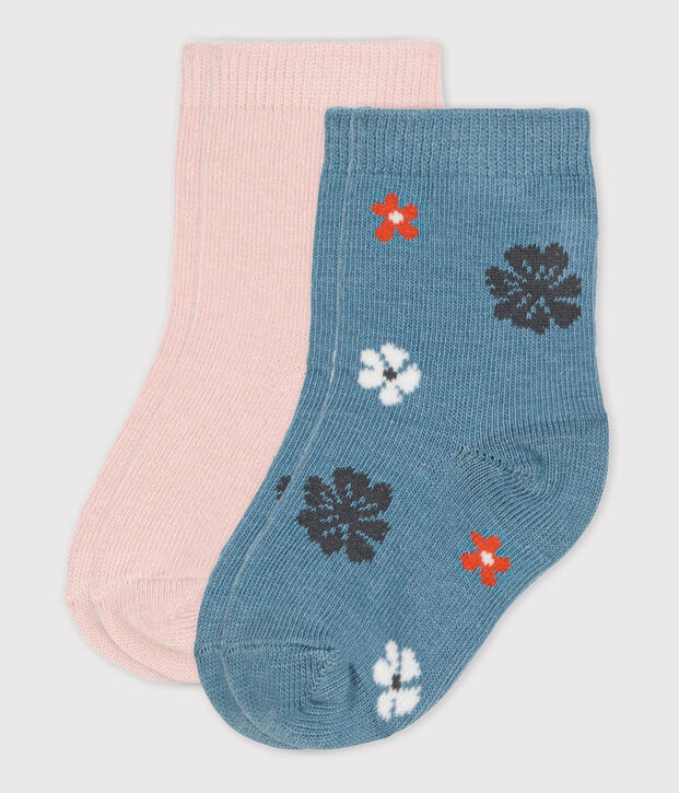 2er-Set Babysocken vielfarbig
