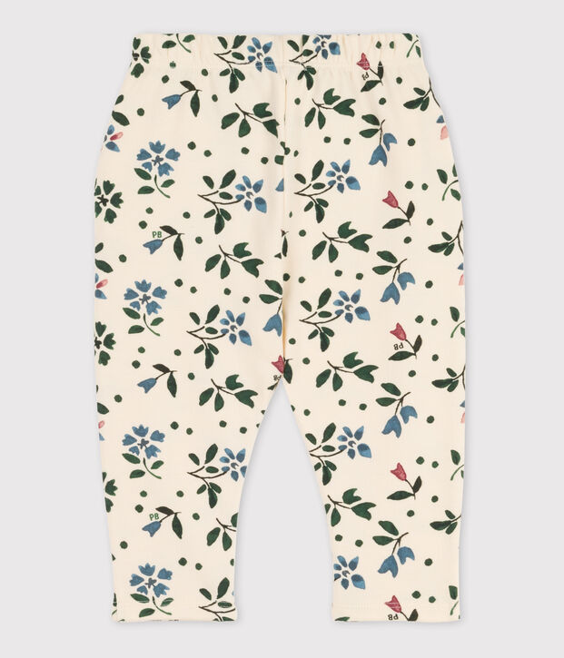 Babyhose aus Molton mit Print naturfarben/vielfarbig