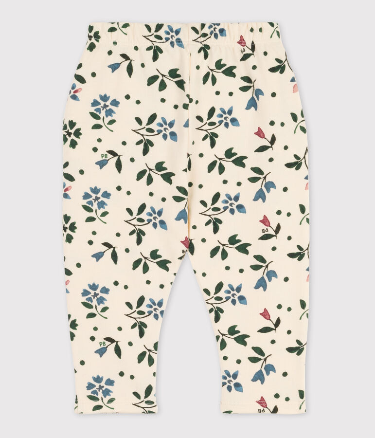 Babyhose aus Molton mit Print weiss AVALANCHE/ MULTICO
