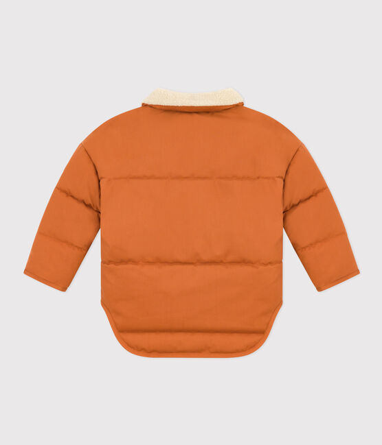 Kurze Jacke mit Innenfutter aus Sherpa für Kinder Jungen/Mädchen braun ECUREUIL
