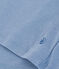 Damen-T-Shirt L'Iconique mit V-Ausschnitt aus Baumwolle, unifarben blau BEACH