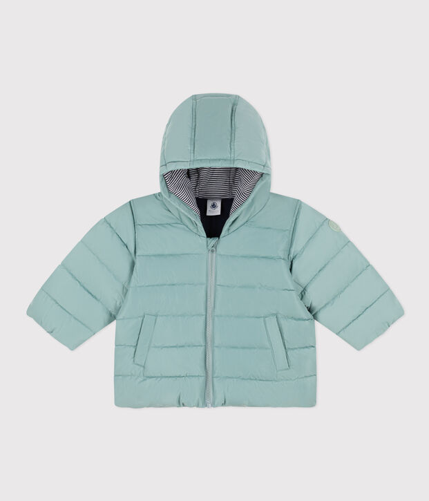 Baby-Anorak mit Fleece-Futter gr&uuml;n
