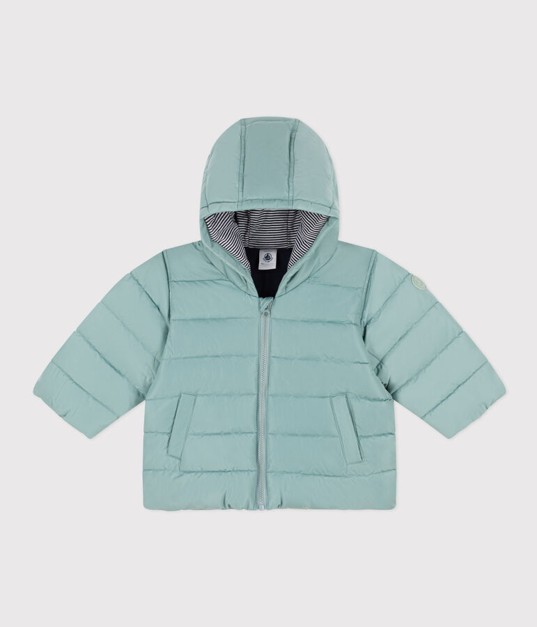 Baby-Anorak mit Fleece-Futter gr&uuml;n PAUL