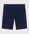 Kinder-Bermudashorts aus einfarbiger Baumwolle blau MEDIEVAL