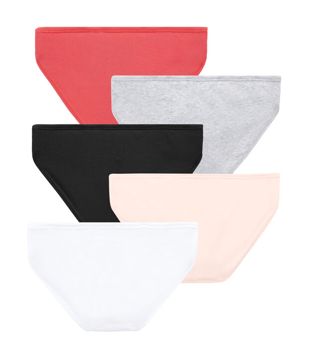 Damen-Slips im 5er-Set weiss