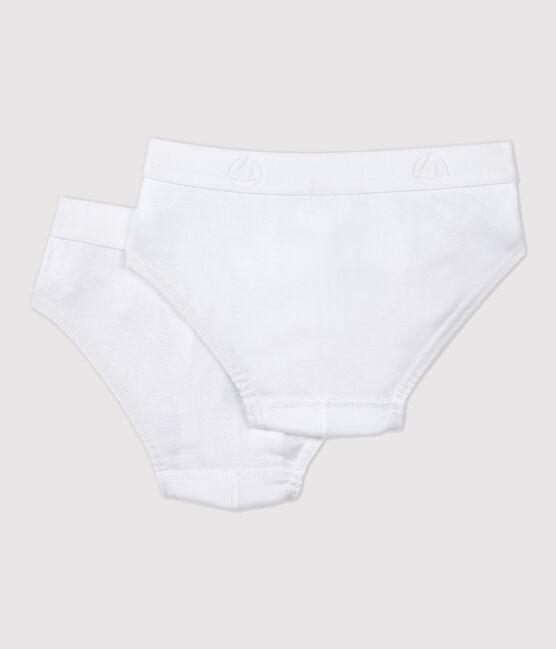 2er-Set weiße Slips aus Bio-Baumwolle für Jungen variante 1
