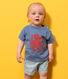 Kurzärmeliges Baby-T-Shirt aus Jersey mit Motiv