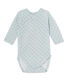 Langärmeliger Baby-Jungen-Body aus Wolle/Baumwolle für Neugeborene