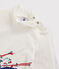 Kinder-Unterziehpullover mit Siebdruck für Mädchen weiss MARSHMALLOW