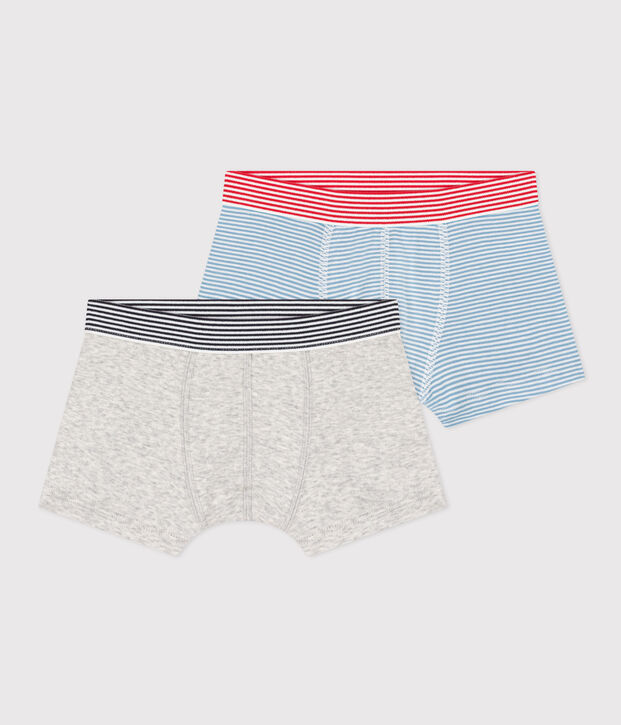 2er-Set Boxershorts aus Baumwolle f&uuml;r Jungen vielfarbig