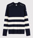 Marinepullover aus Wolle für Damen